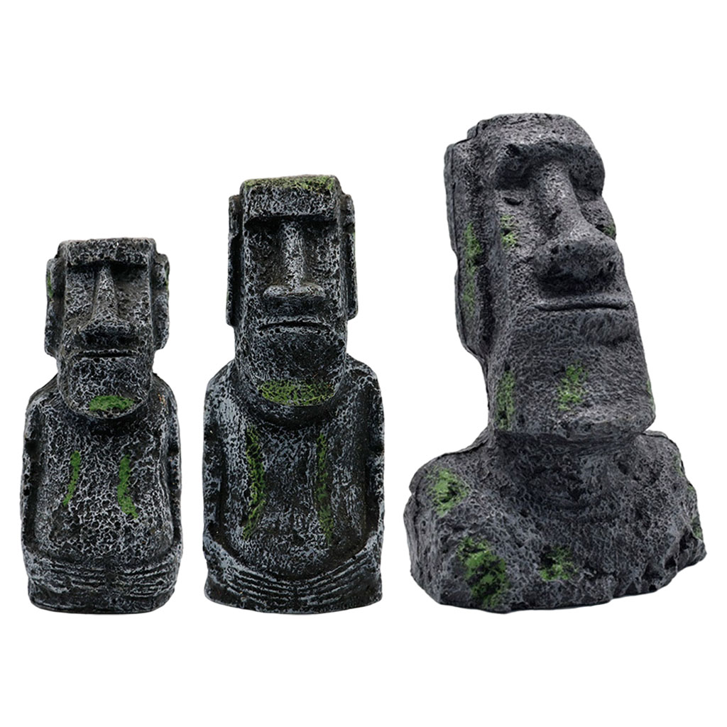 Aquarium Fish Pot - Aquarium Moai Statuen Ostern Insel Kopf
