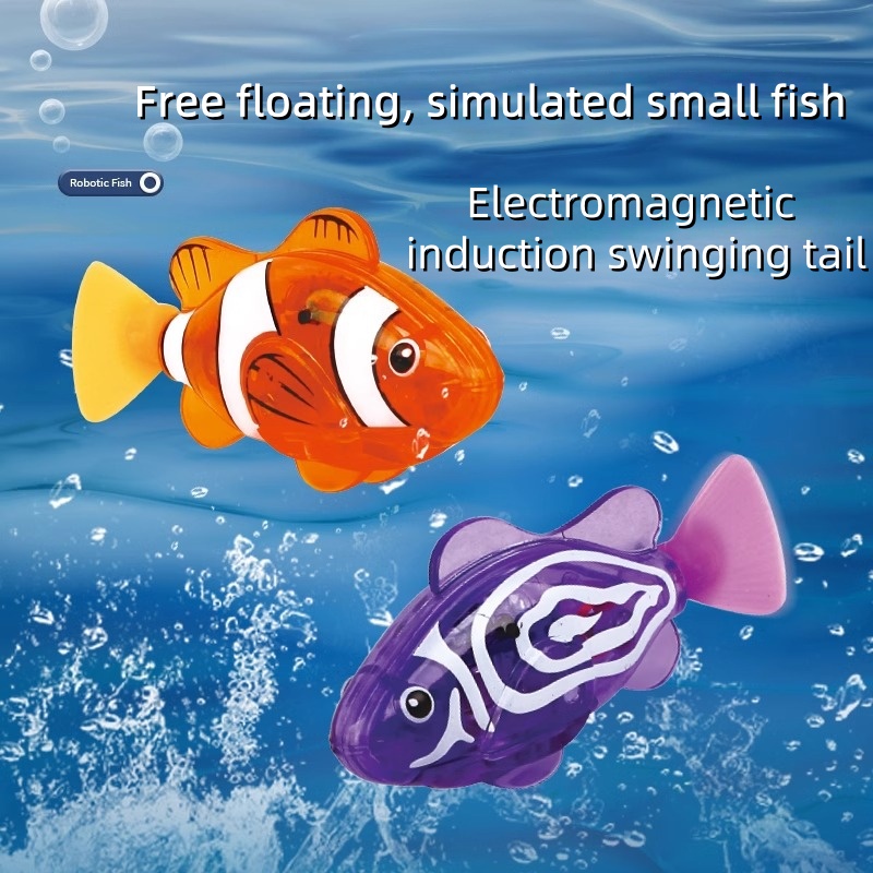 Aquarium Fish Electric - Baby-Badewannenleuchte mit Sensor, Elektrischer Kleiner Fisch