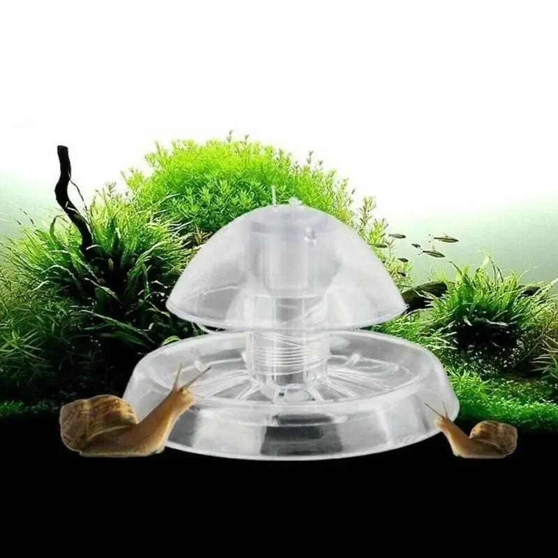 Aquarium Fish And Supplies - 2026 Neu 6/8CM Klare Plastik-Schneckenfalle Aquarium