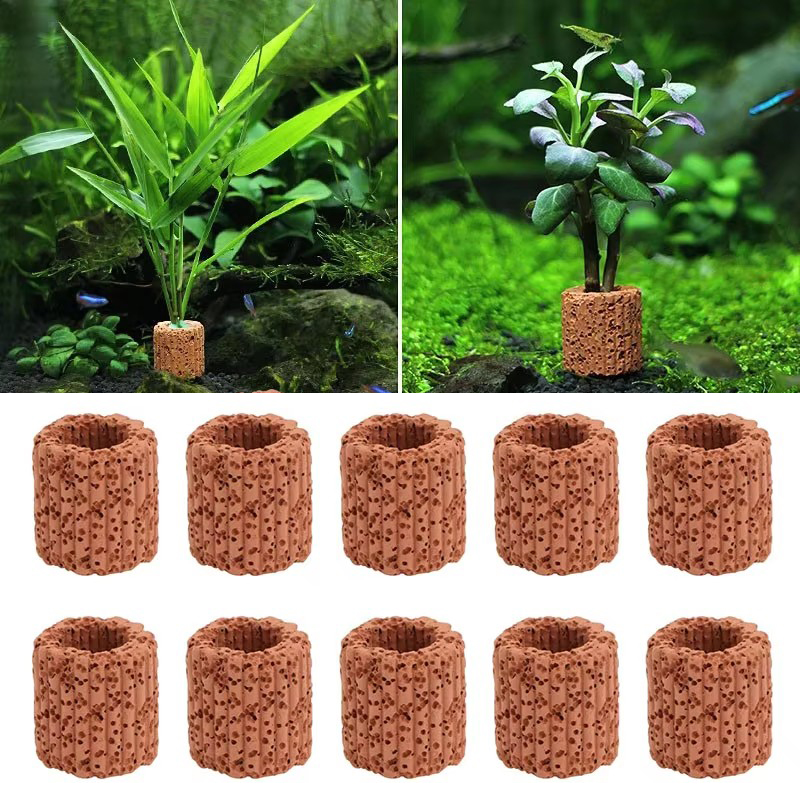 Aquarium Fish Pot - Fester Ring für Wasserpflanzen für Aquarien,