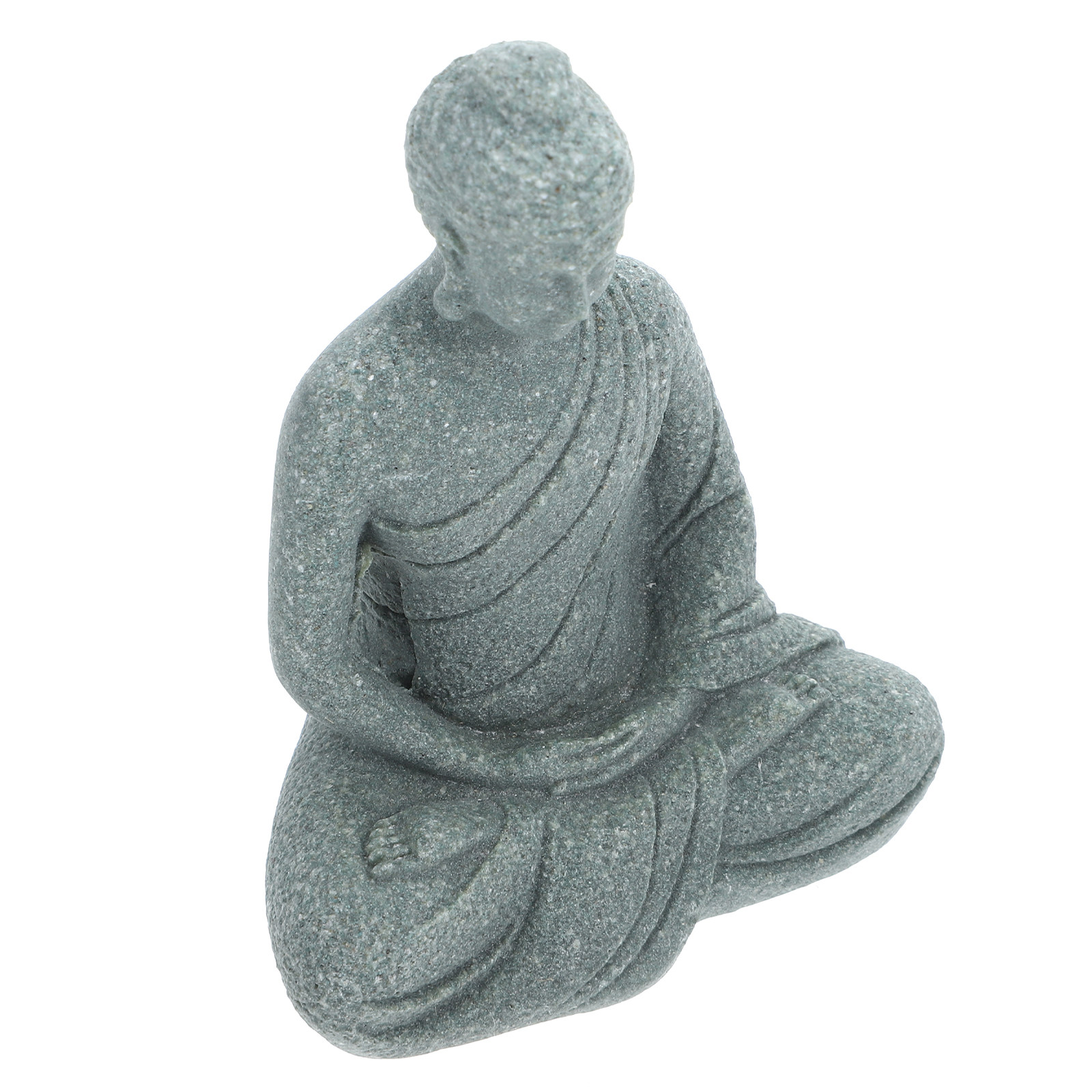Aquarium Fish Usa - Mini Buddha-Statue aus Harz, Aquarium-Dekoration, Kleine
