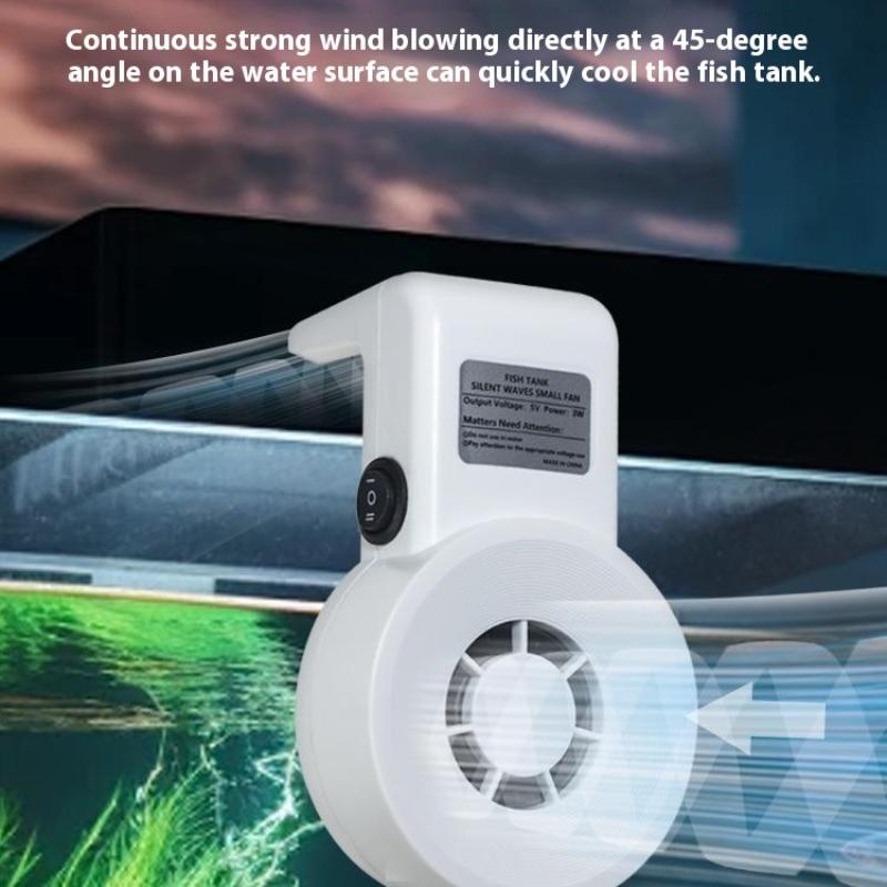 Aquarium Fish And Supplies - Neue Mini-Aquarium-Kühlventilatoren für Fischbecken, USB-betriebener Kühler