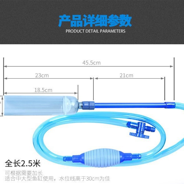 Aquarium Fish Usa - 2026BY28 Aquarium-Wasserwechsler, Sandwaschpumpe, Aquarium-Fisch-Saugsystem, Reinigungs- und