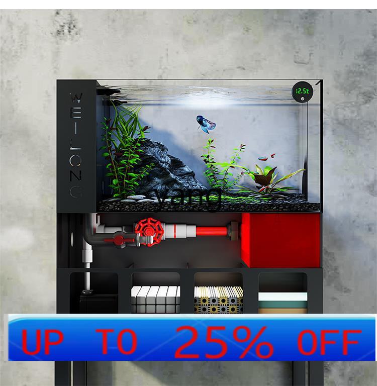 Aquarium Fish Goldfish - Lhh Wohnzimmer-Aquarium, kleines Fischbecken aus ultraweißem