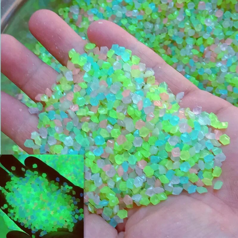 Aquarium Fish Glow In The Dark - 1000 Stück 3–5 mm leuchtender Sand,