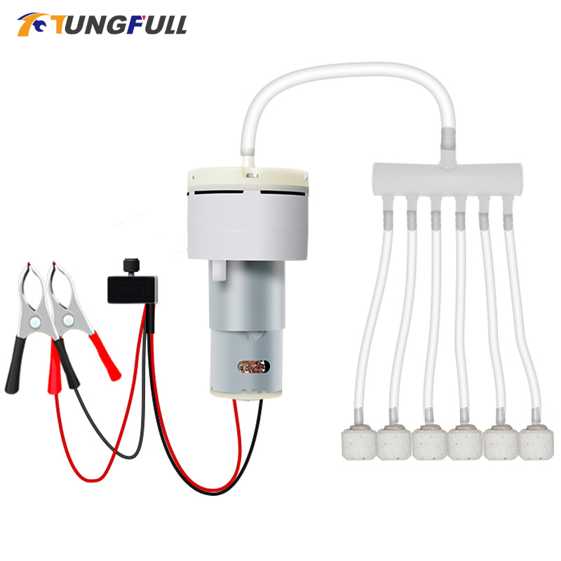 Aquarium Fish Electric - Mini Luftpumpe DC 12V Sauerstoff pumpe