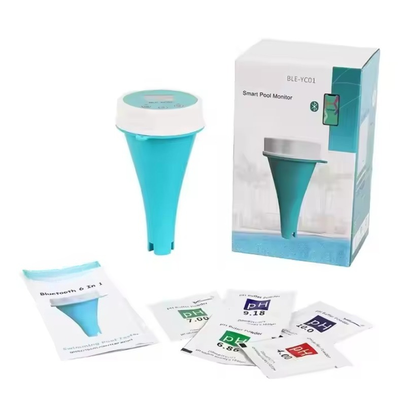 Aquarium Fish Usa - 6-in-1 Intelligenter Wasserqualitätsmonitor: EC, PH, ORP,
