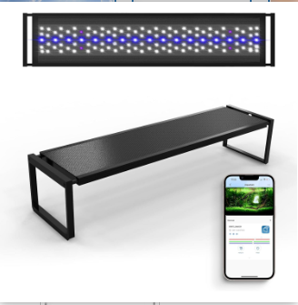 Aquarium Fish App - FZONE Aquariumbeleuchtung für Pflanzen, 72W LED