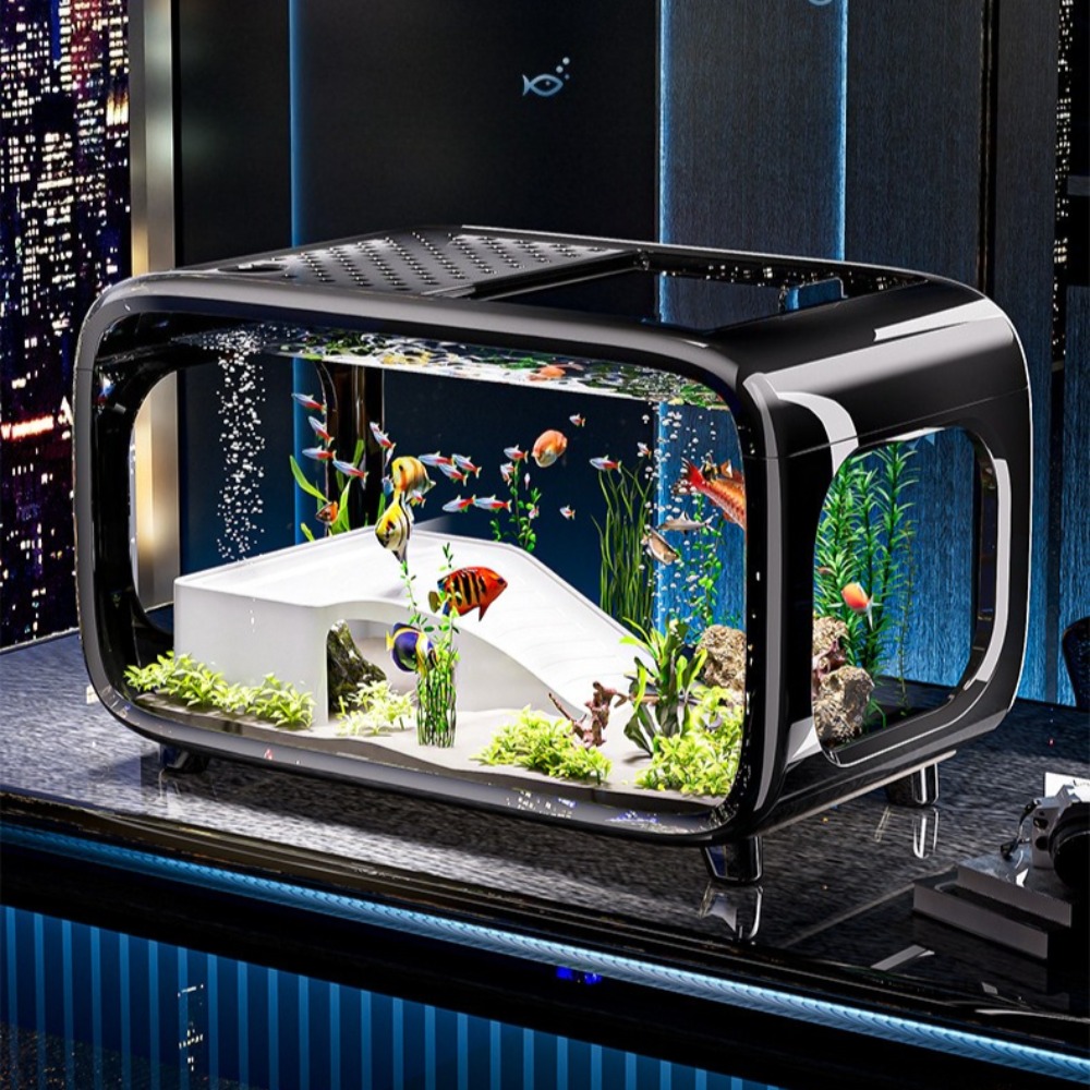 Aquarium Fish Goldfish - Transparente Luxus Aquarium Langlebige Wohnzimmer Dekoration