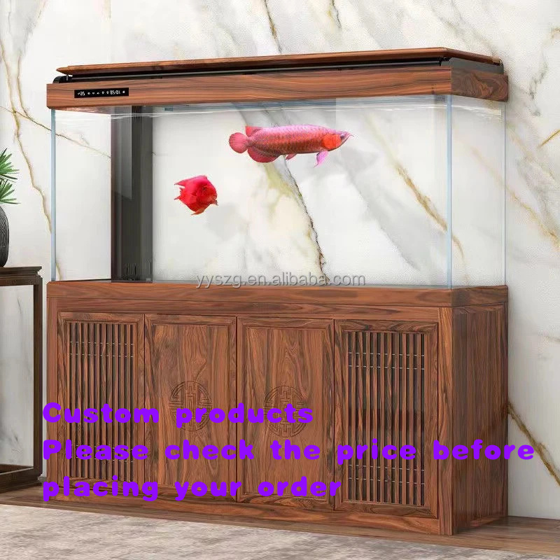 Aquarium Fish Usa - Maßgefertigtes Luxus-Glas-Wandaquarium, Langlebiges Wohnzimmer-Großaquarium 300L-1000 Liter