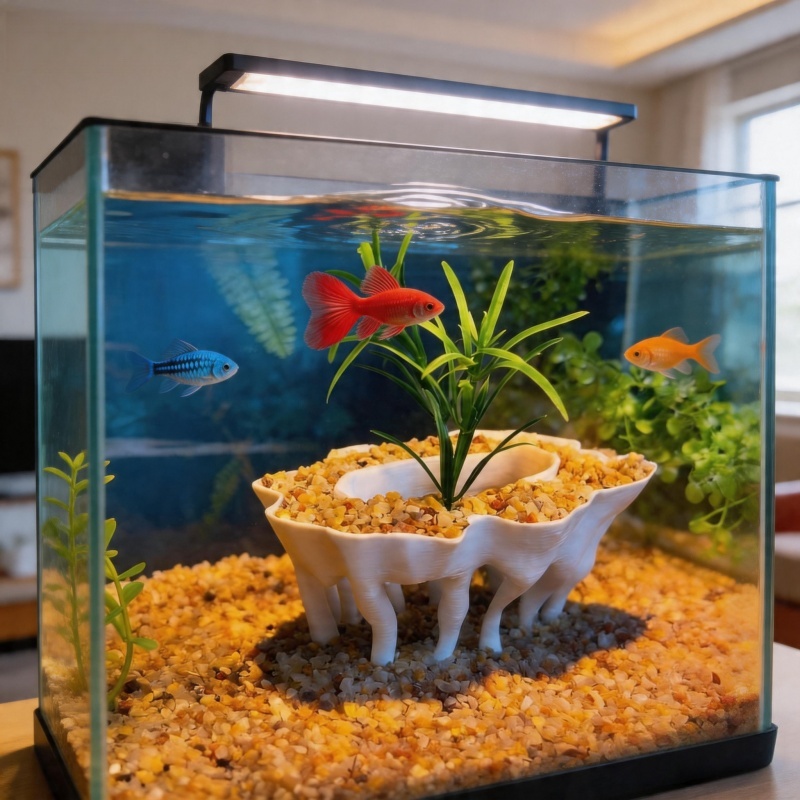 Aquarium Fish Pot - 3D-gedruckte Aquarienpflanzen in Form von Baumwurzeln,