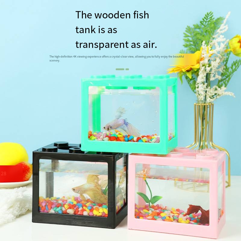 Neuartiges Blockförmiges Mini- – Aquarium Fish Goldfish Bewertung und Preis
