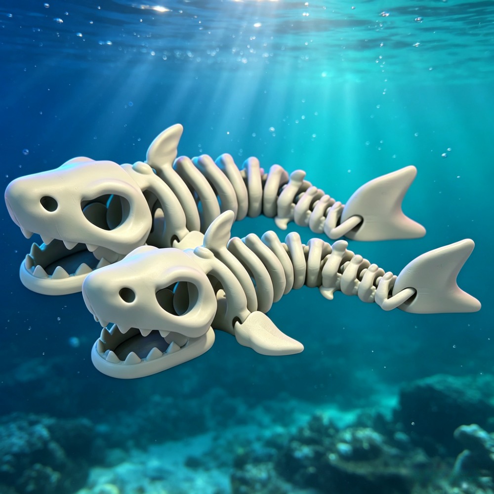 Haifisch-Skelett Aquarium-Deko – Aquarium Fish Items Bewertung und Preis