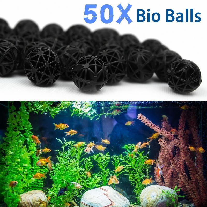 50 Stück 16mm Aquarium Bio-Fil – Aquarium Fish Accessories Bewertung und Preis