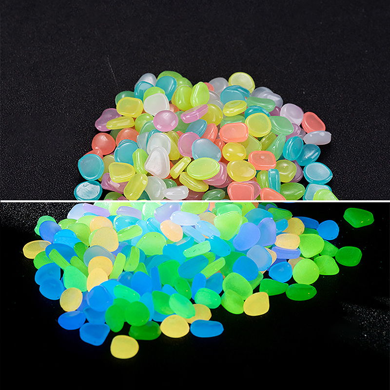 C 100 Stück Gartendekoration,  – Aquarium Fish Glow In The Dark Bewertung und Preis