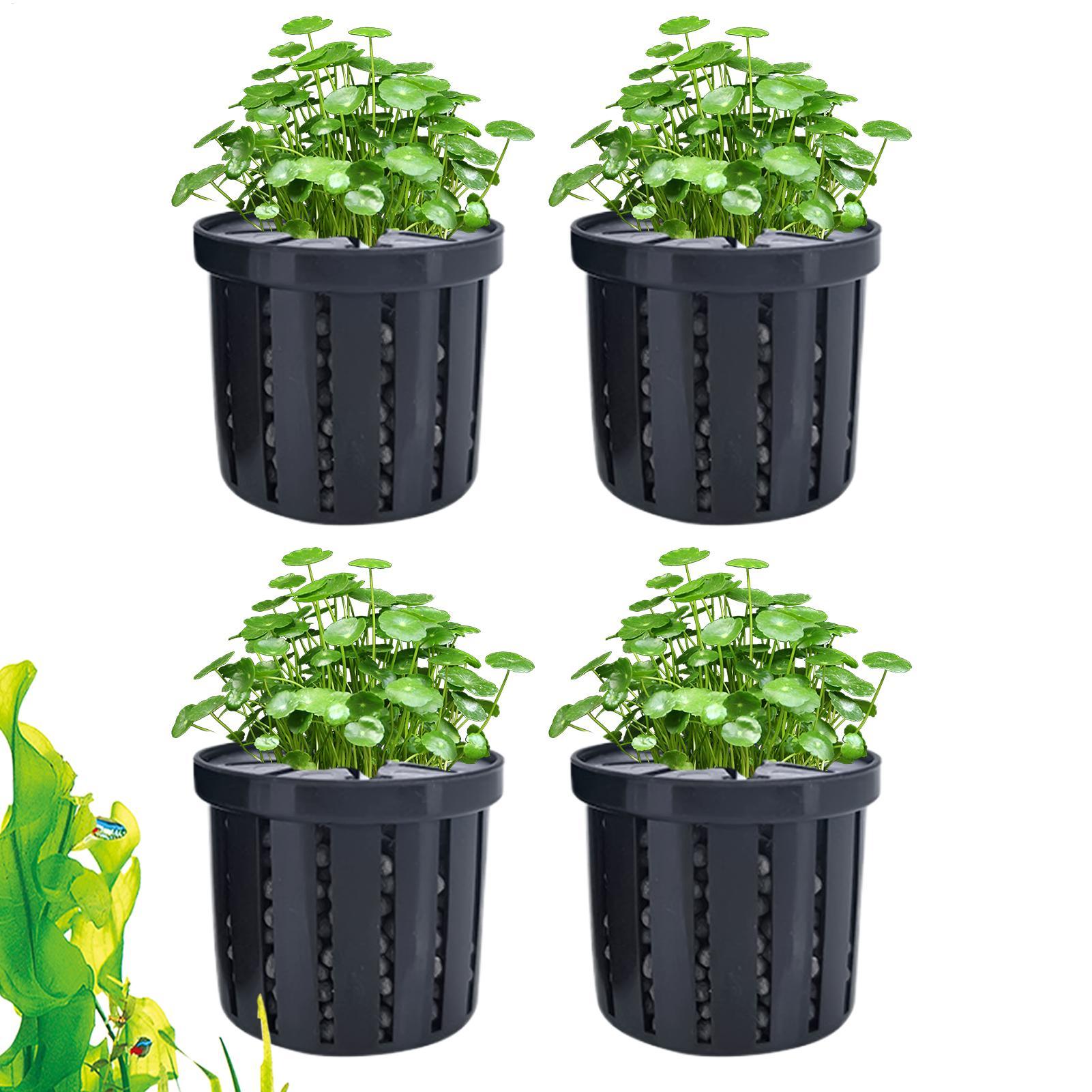 4-teiliger Aquarium-Pflanztopf – Aquarium Fish Pot Bewertung und Preis