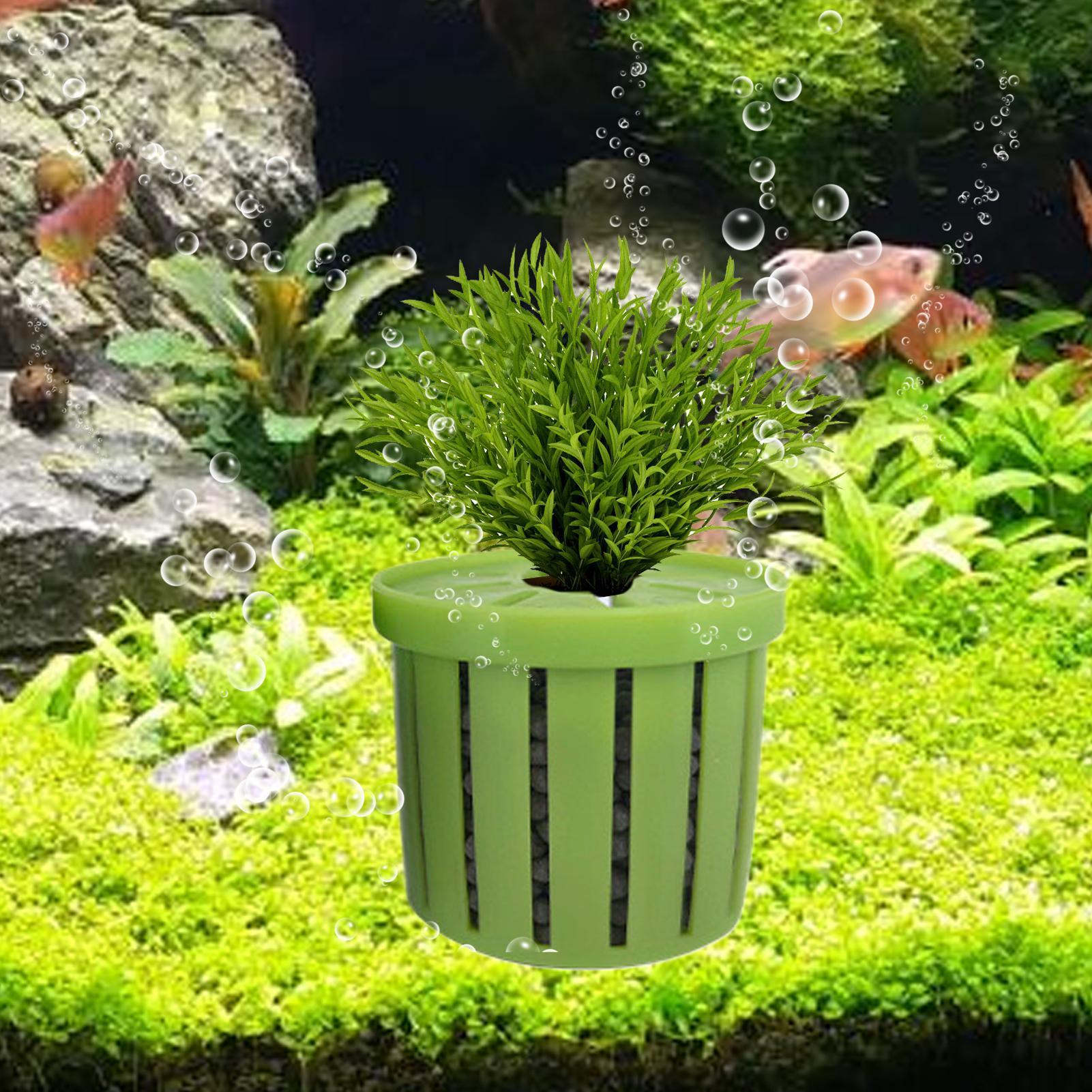 4-teiliger Aquarium-Pflanztopf – Aquarium Fish Pot Bewertung und Preis