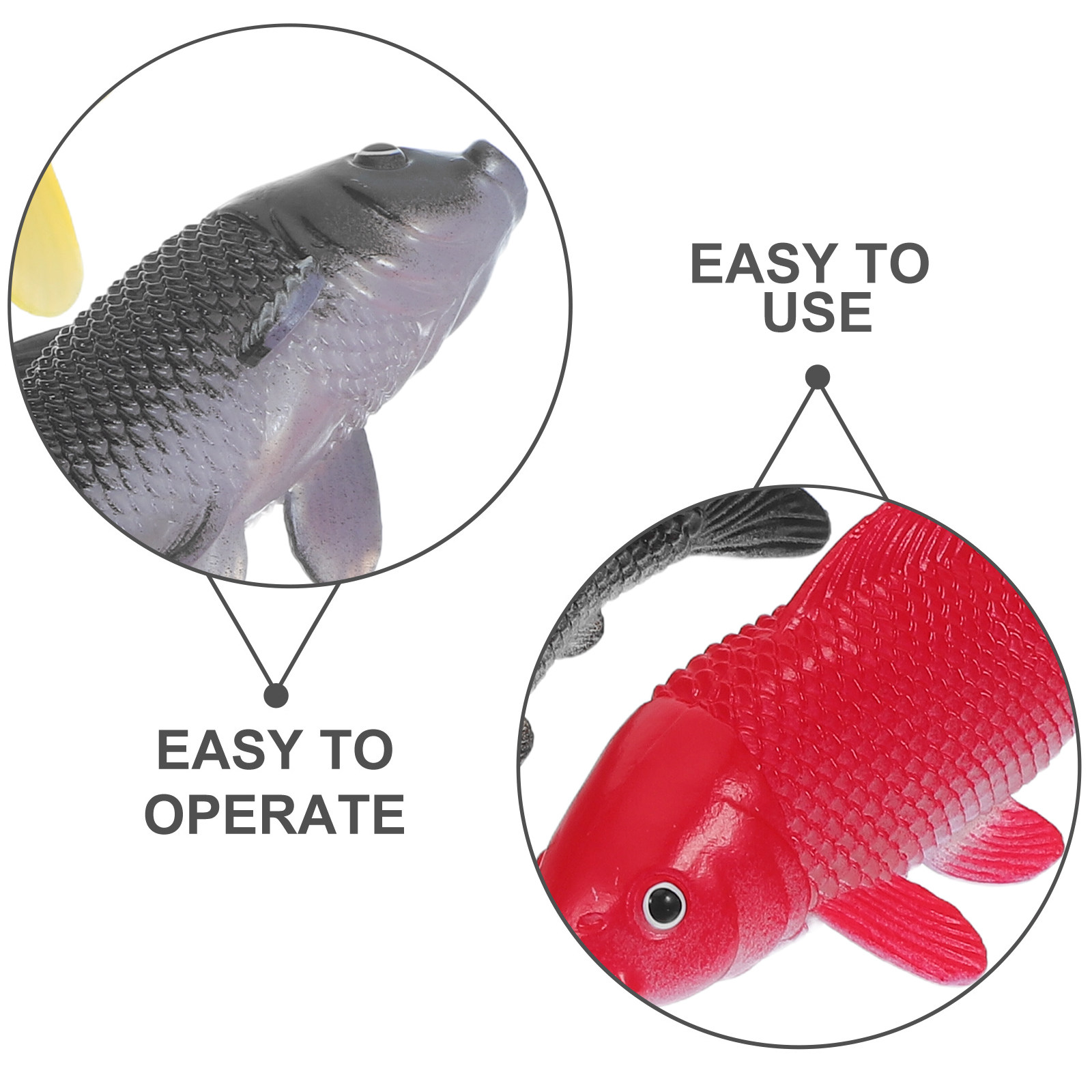 3-teiliges Fisch-Kunsthandwerk – Aquarium Fish Goldfish Bewertung und Preis