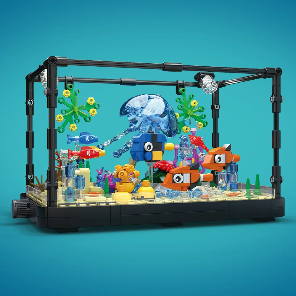 Aquarium-Baustein-Set mit Lich – Aquarium Fish Land Bewertung und Preis