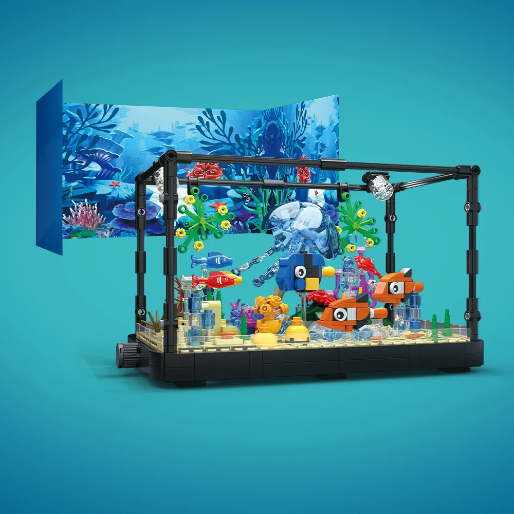 Aquarium-Baustein-Set mit Lich – Aquarium Fish Land Bewertung und Preis