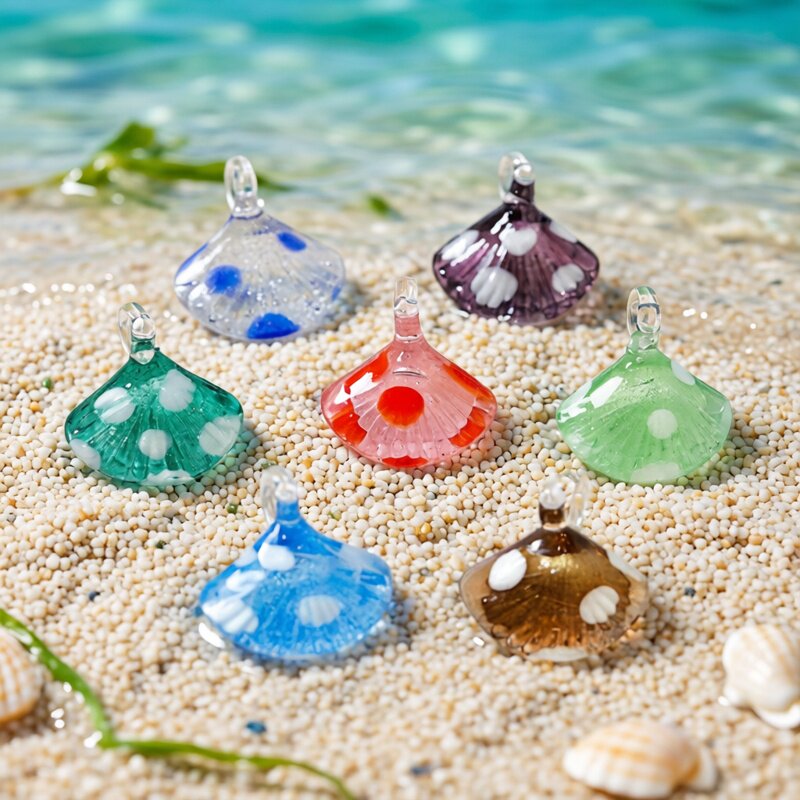 Bunte Mini-Muschel-Anhänger au – Aquarium Fish Items Bewertung und Preis