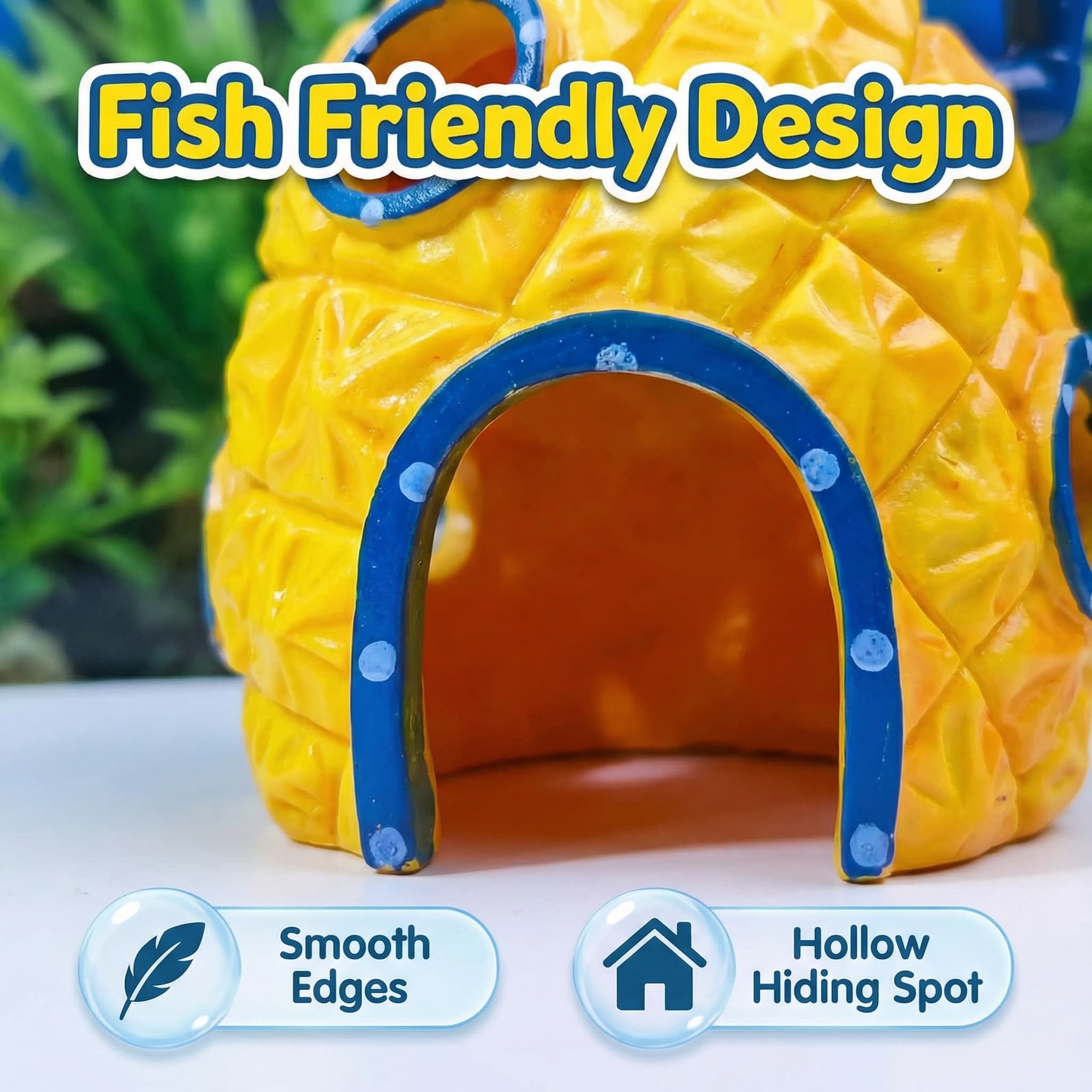 Ananas-Haus-Aquarium-Dekoratio – Aquarium Fish Cave Bewertung und Preis