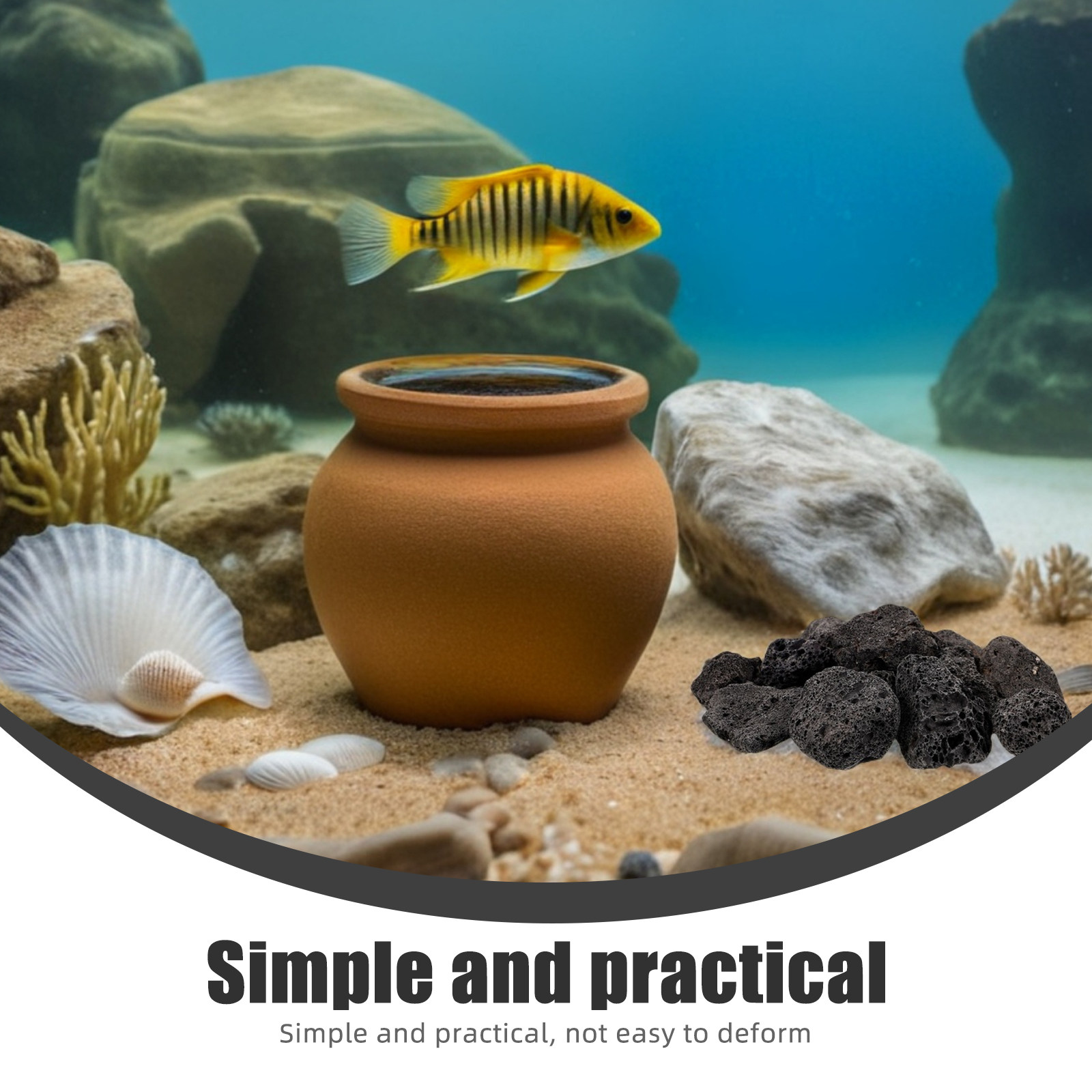 1 Packung Natürliche Vulkanste – Aquarium Fish Accessories Bewertung und Preis