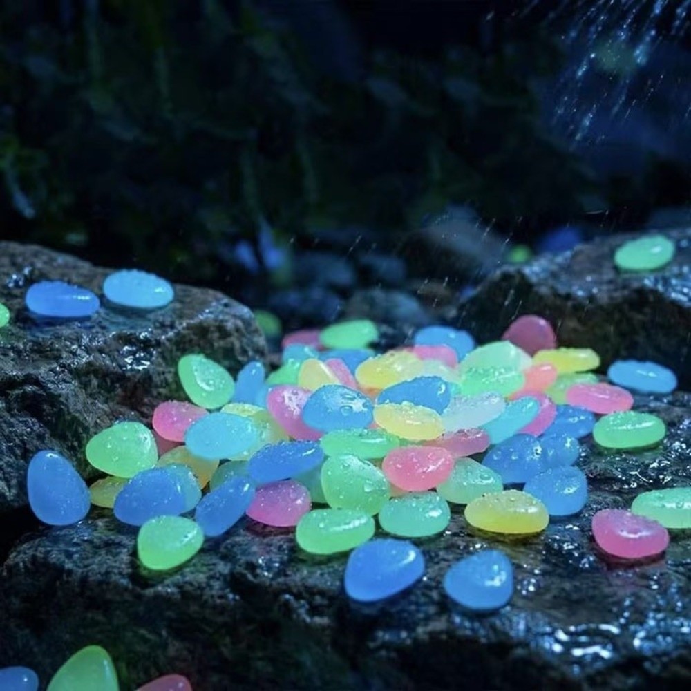 Leuchtende Gartensteine aus Ha – Aquarium Fish Glow In The Dark Bewertung und Preis
