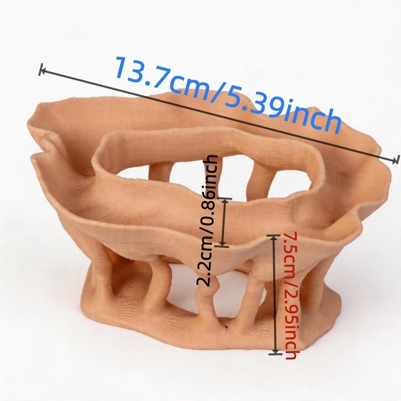 3D-gedruckte Aquarienpflanzen  – Aquarium Fish Pot Bewertung und Preis